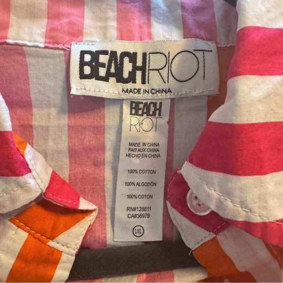 Beach Riot Alexa Top Sunset Stripe Swim Cover Up - Picture 8 of 11